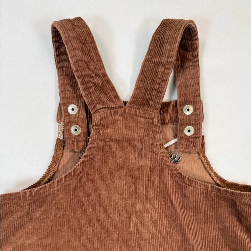 THE CHILDREN’S PLACE Girls Brown Corduroy Deer Jumper Dress Size‎ 4T